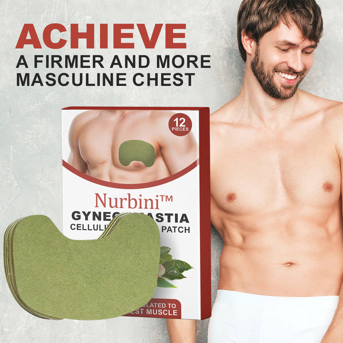 💪🌟 Nurbini™ Gynecomastia & Cellulite Reduction Patches ✨💪