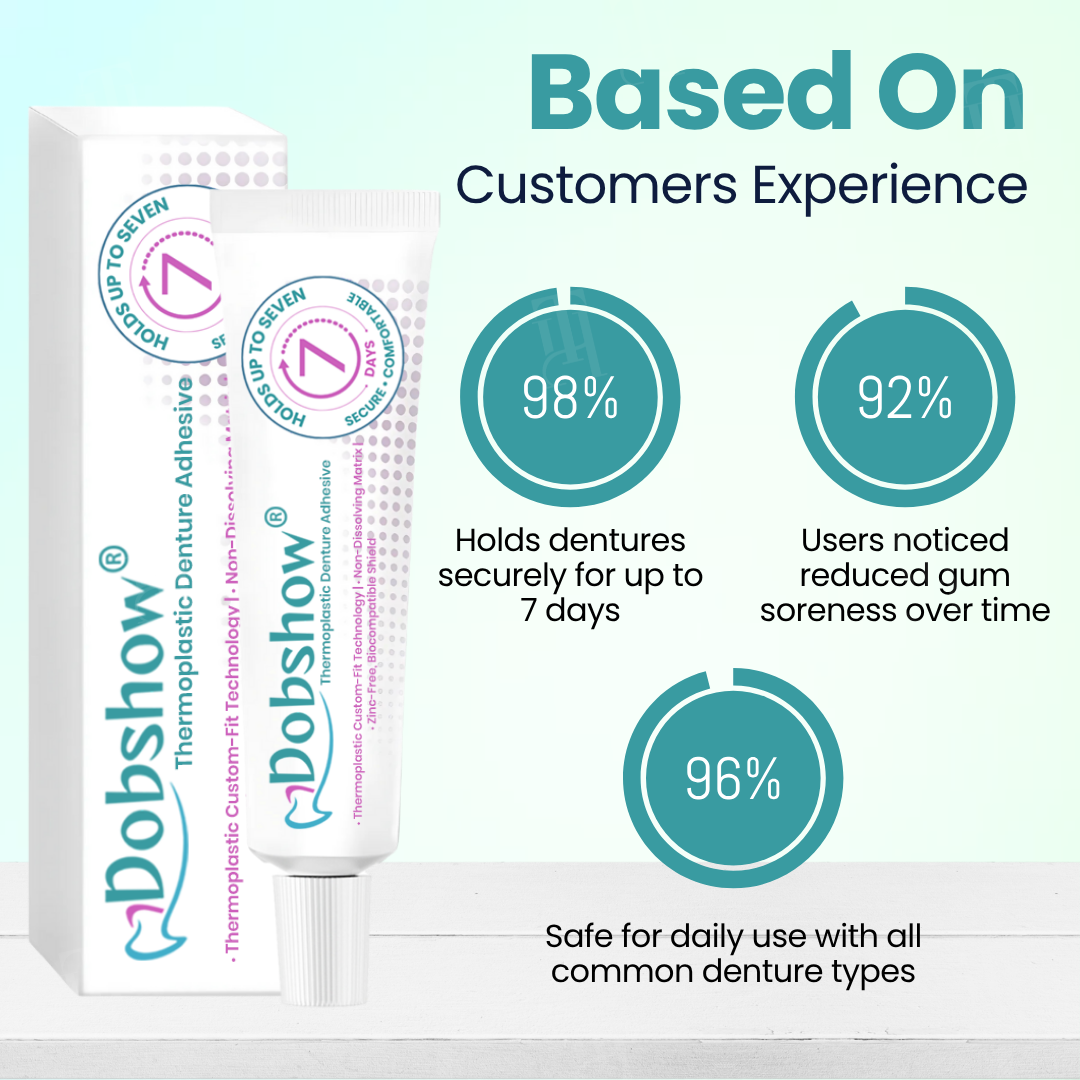 ✅ Official Store: Dobshow® Thermoplastic Denture Adhesive(⏰Last Day Discount⏰)