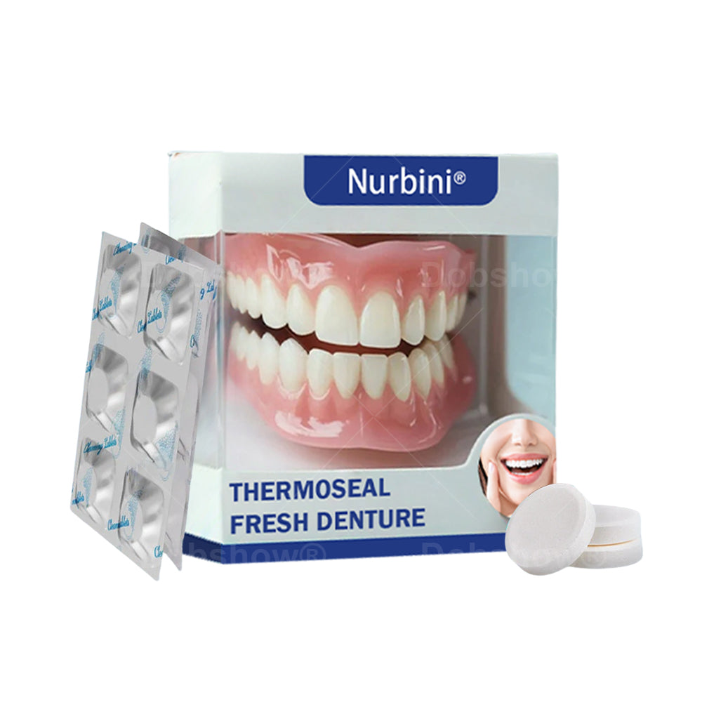 𝐍𝐮𝐫𝐛𝐢𝐧𝐢® 𝐓𝐡𝐞𝐫𝐦𝐨𝐒𝐞𝐚𝐥 𝐅𝐫𝐞𝐬𝐡 𝐃𝐞𝐧𝐭𝐮𝐫𝐞- ✅ Clinically proven to completely solve denture slippage and discomfort