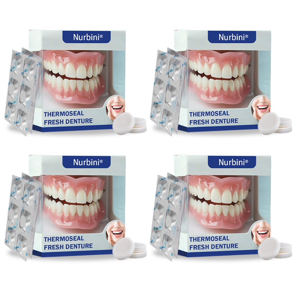 𝐍𝐮𝐫𝐛𝐢𝐧𝐢® 𝐓𝐡𝐞𝐫𝐦𝐨𝐒𝐞𝐚𝐥 𝐅𝐫𝐞𝐬𝐡 𝐃𝐞𝐧𝐭𝐮𝐫𝐞- ✅ Clinically proven to completely solve denture slippage and discomfort