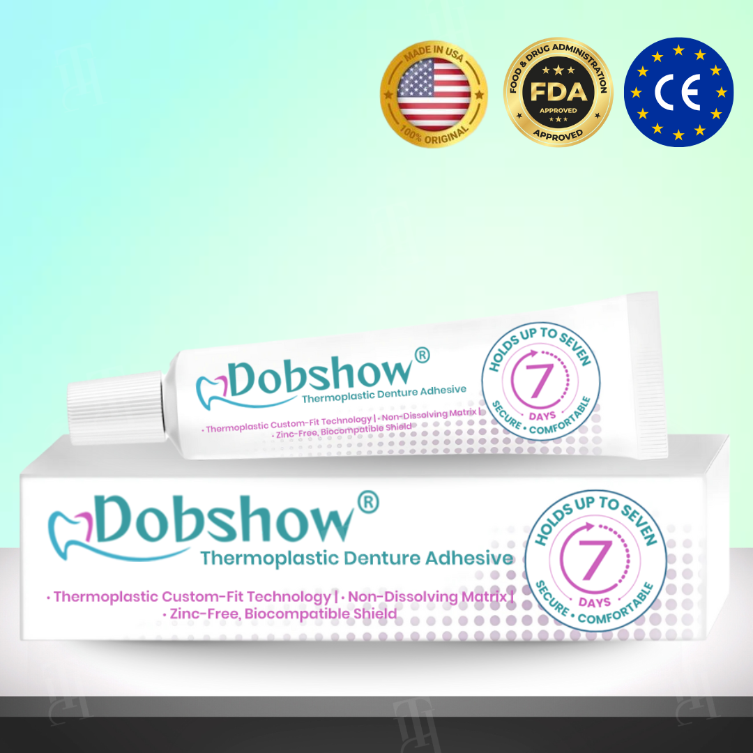 ✅ Official Store: Dobshow® Thermoplastic Denture Adhesive(⏰Last Day Discount⏰)