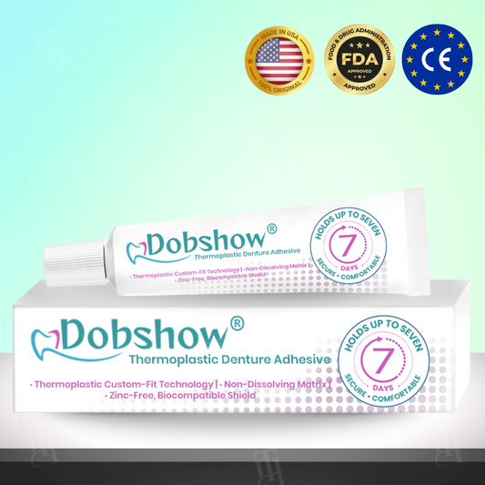 ✅ Official Store: Dobshow® Thermoplastic Denture Adhesive(⏰Last Day Discount⏰)