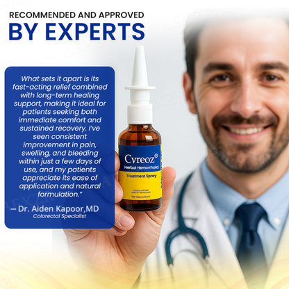 𝐂𝐯𝐫𝐞𝐨𝐳® 𝐇𝐞𝐫𝐛𝐚𝐥 𝐇𝐞𝐦𝐨𝐫𝐫𝐡𝐨𝐢𝐝 𝐓𝐫𝐞𝐚𝐭𝐦𝐞𝐧𝐭 𝐀𝐧𝐚𝐥 𝐒𝐩𝐫𝐚𝐲
