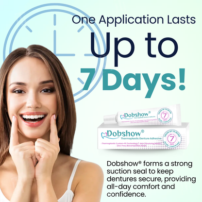 ✅ Official Store: Dobshow® Thermoplastic Denture Adhesive(⏰Last Day Discount⏰)