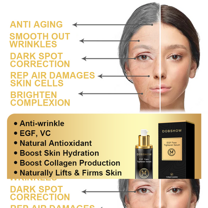 Dobshow™ EGF Youth-Boosting Serum: Unlock Firmer, Radiant Skin! 🌟💧