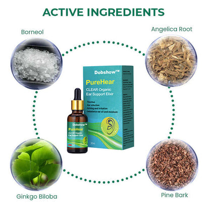 Dobshow™ PureHear CLEAR Organic Ear Support Elixir✨